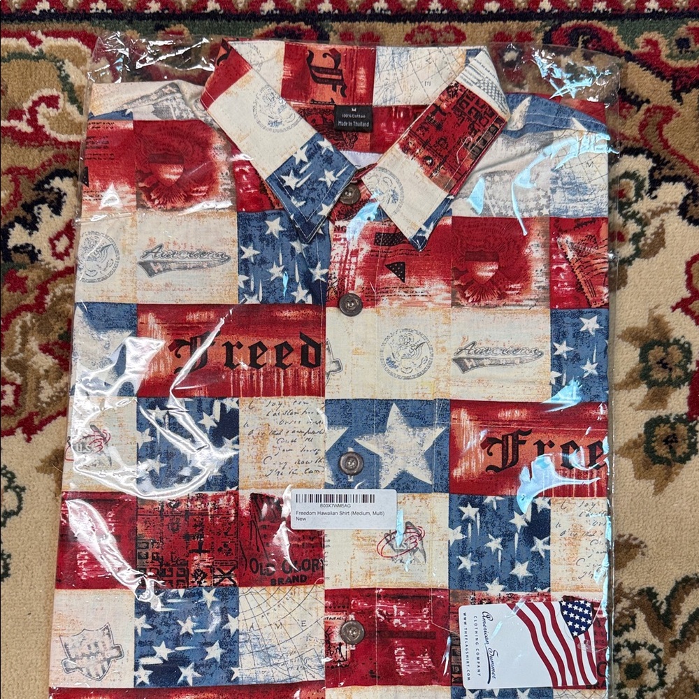 Freedom Patchwork Men's Casual Shirt